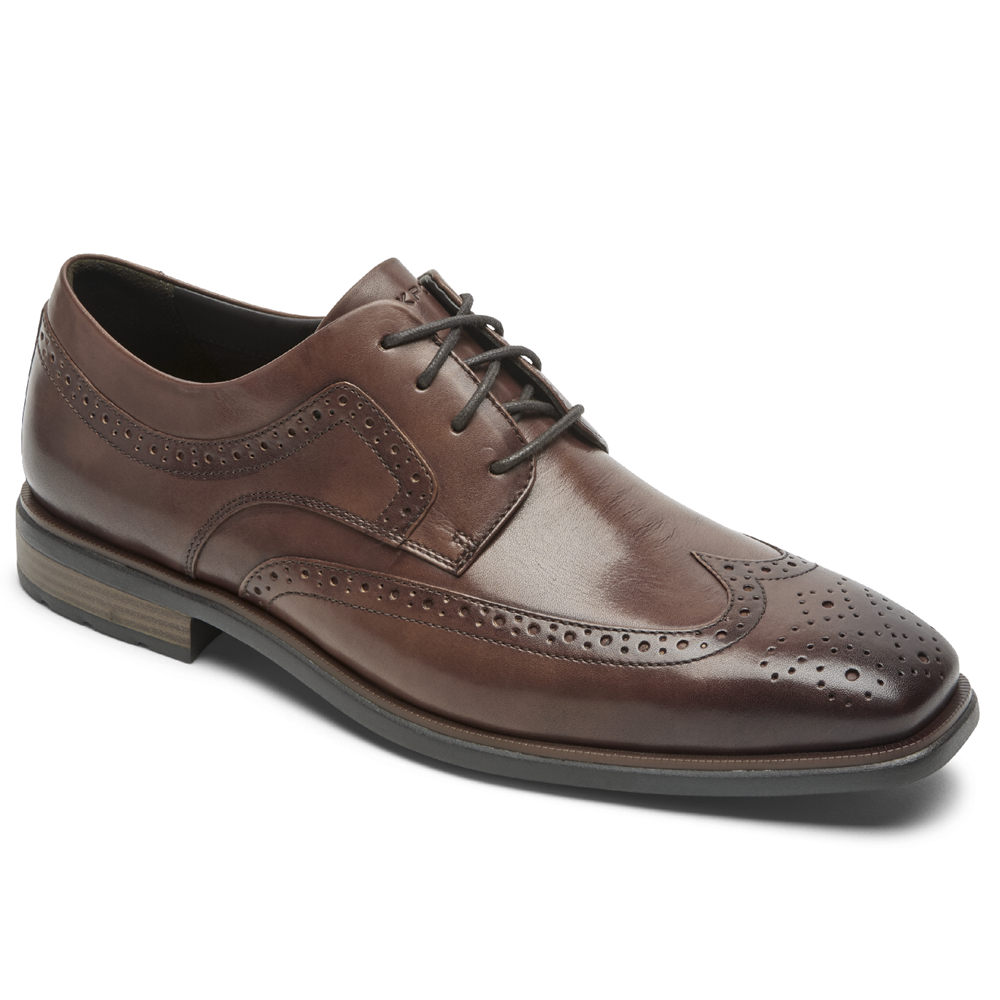 ロック ポート ドレスシューズ メンズ ブラウン - Dres Sports Business 2 Wingtip - KJN893126